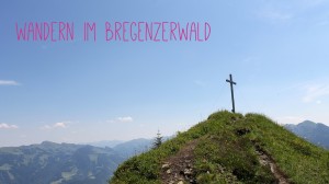 Gipfel mit Kreuz im Bregenzerwald