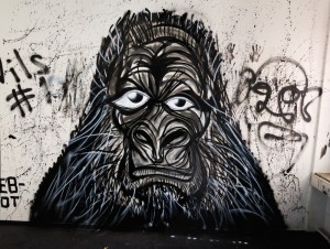 Graffiti Affe
