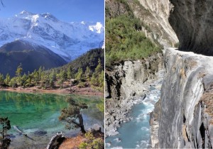 Natur beim Wandern in Nepal