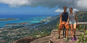 WebundWelt beim Wandern auf den Seychellen