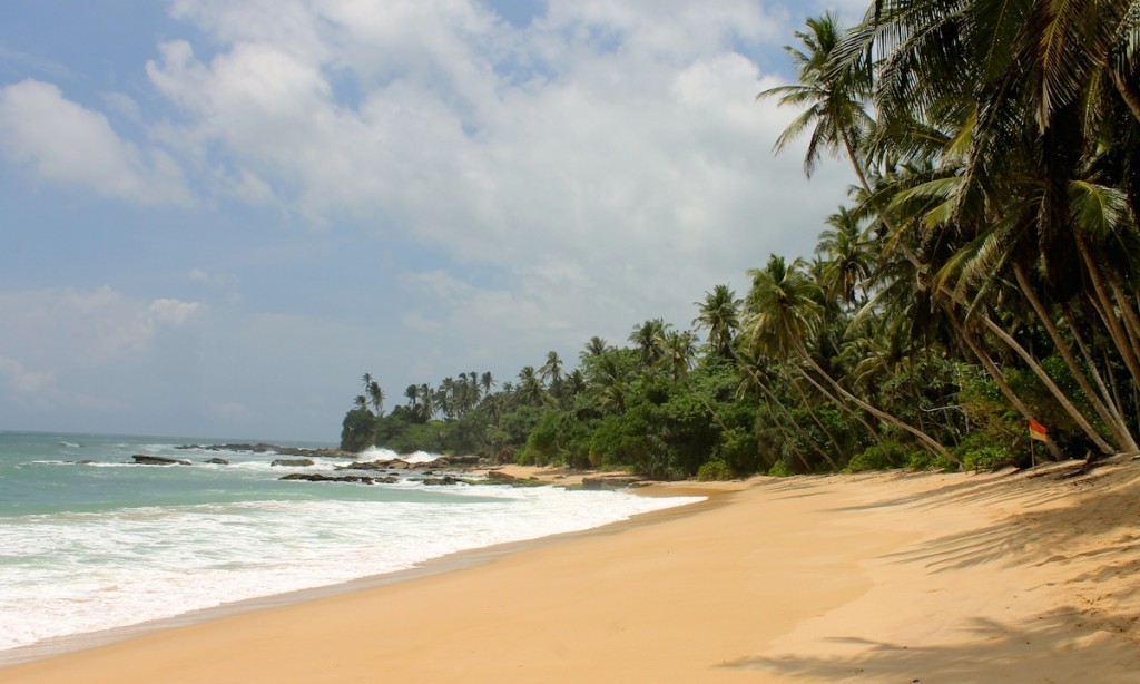 Tangalle Strand in Sri Lanka