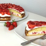 Erdbeer-Sahnequark-Kuchen
