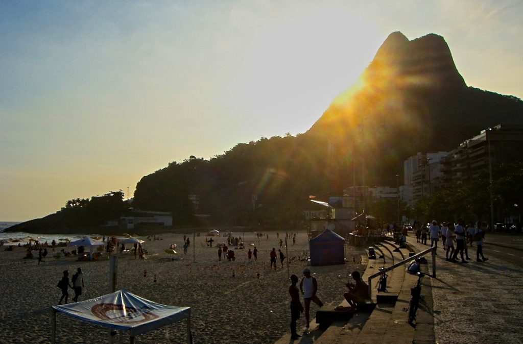 Sonnenuntergang in Rio