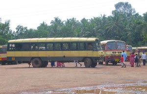 Bustour durch Indien