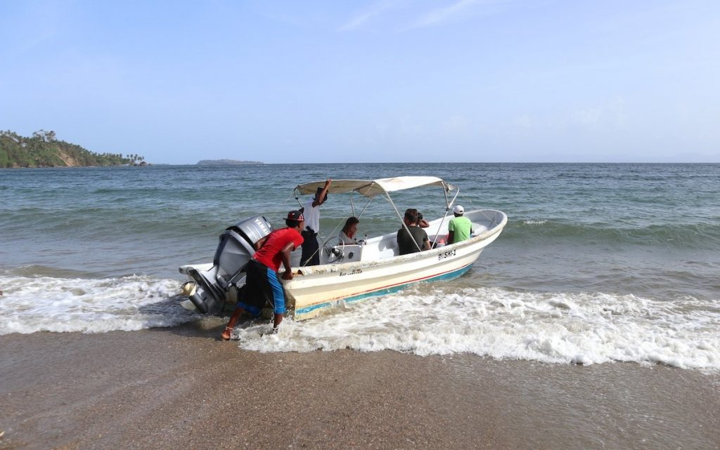 Boot Ausflug in der Dominikanischen Republik